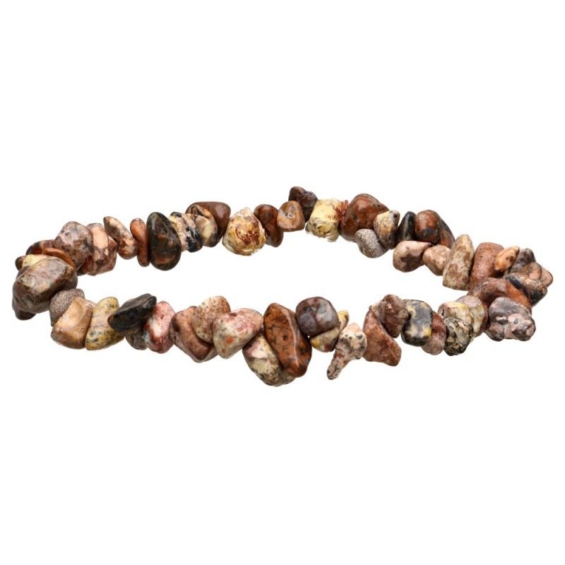 Bracciale Chip in Giada Leopardo