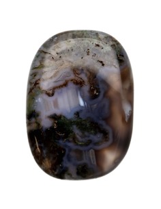 Rolado Plano de ágata musgo