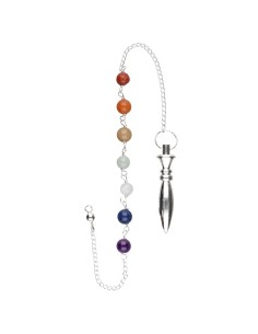 Pendule Karnak en argent...