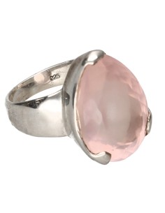 Faceted Rose Quartz Ring in... 2