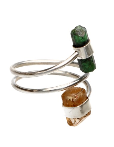 Anello di Topazio Imperiale e...