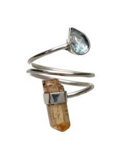 Bague en argent 925 avec...