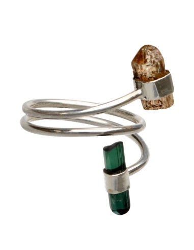 Anillo de Topacio Imperial y...