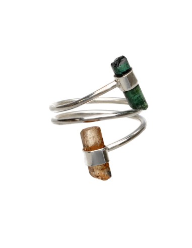 Anello con Topazio Imperiale e...