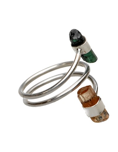 Anello con Topazio Imperiale e...