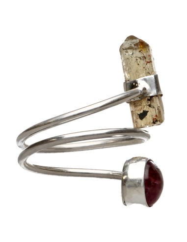 Anello di Topazio Imperiale e...