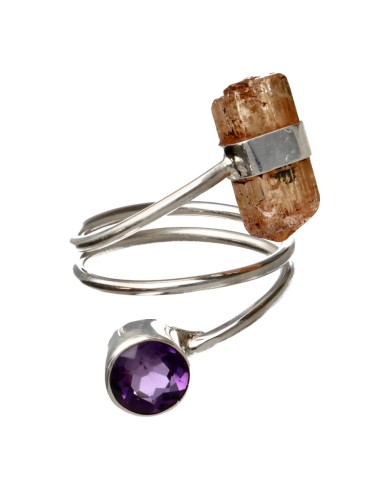 Anello di Topazio Imperiale e...
