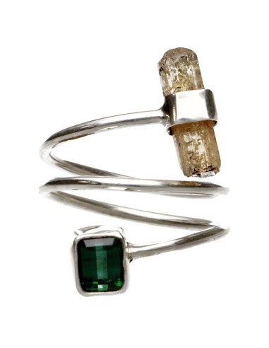 Imperial Topaz and green Tourmaline...