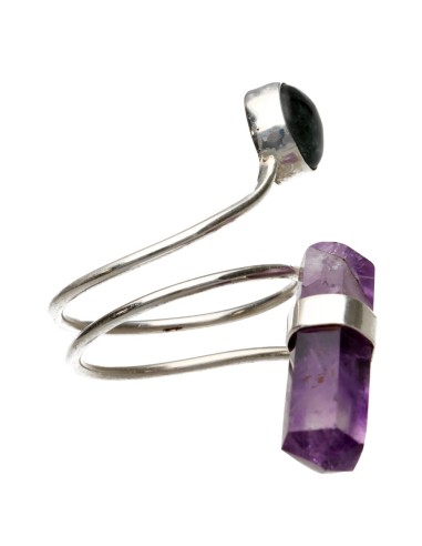 Bague en argent 925 avec tourmaline...