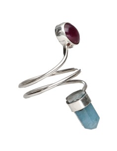 Ruby and Aquamarine Ring in... 2