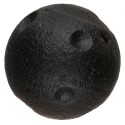 Mini Piercing Lua Obsidiana Prateada