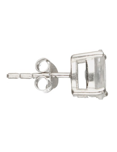 Boucles d'oreilles ovales en argent...