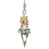 Pendolo 60cm Gotland Draghi Topazio e Opale in Argento Sterling 925 e Oro