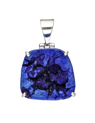 Pendentif Azurite en argent 925 (41R)