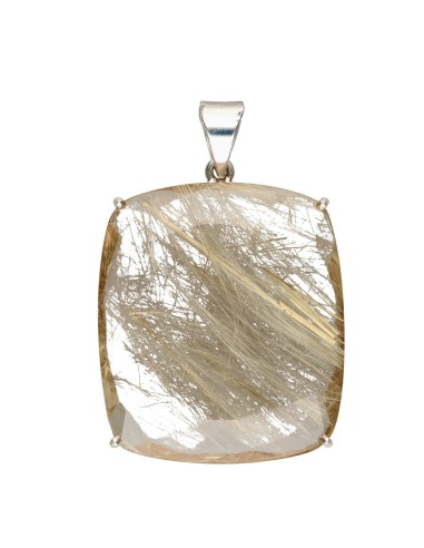 Pendentif en argent 925 en quartz...