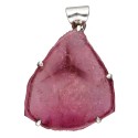 Pingente Turmalina Rosa em Prata de Lei 925 (47R)