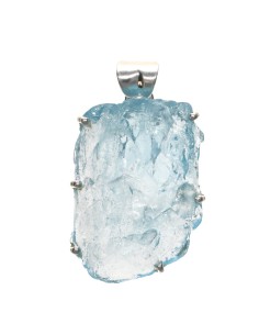 Colgante di Topazio Blu in...