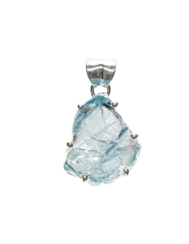 Colgante de topacio Azul en Plata de...