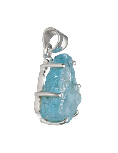 Colgante de topacio Azul en Plata de...