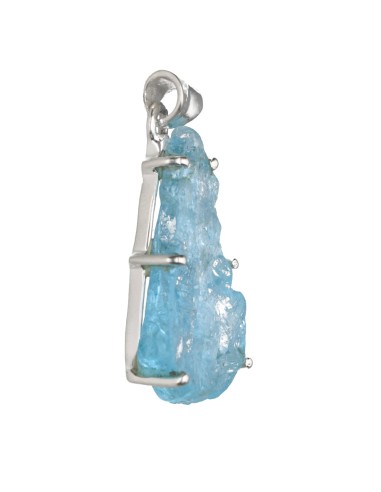 Colgante de topacio Azul en Plata de...