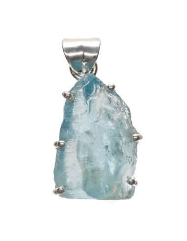 Colgante de topacio Azul en Plata de...