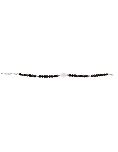 Pulsera di Ossidiana con San Benito...