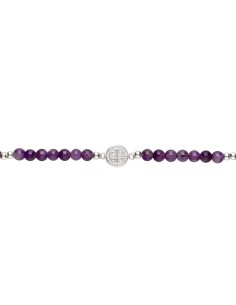 Pulsera di Ametista con San...