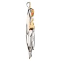 Ciondolo di Ali in Madreperla in Argento Sterling 925 e Oro (58R)
