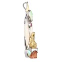 Pendentif Ailes en nacre en argent 925 et or (59R)