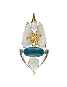 Pendentif Ailes en nacre en...