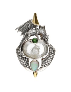 Colgante de Dragon en Plata...
