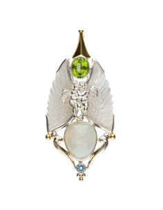 Pendentif Ailes en nacre en...