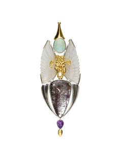 Pendentif Ailes en nacre en...