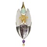 Pendentif Ailes en nacre en argent 925 et or (65R)