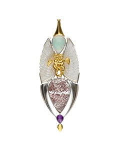 Pendentif Ailes en nacre en...