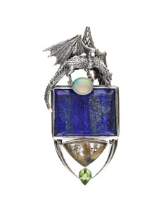 Colgante de Dragón en Plata...