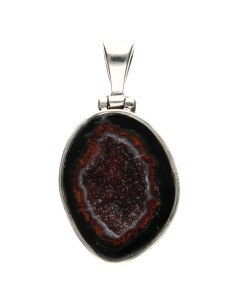 Pendentif Agate Géodino en...