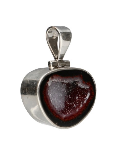 Geodino Agate Pendant in 925 Sterling...