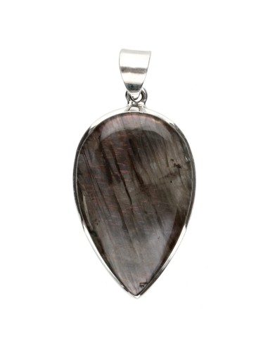 Pingente Labradorite em Prata de Lei...