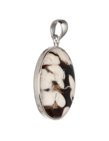 Peanut Jasper Pendant in 925 Sterling...