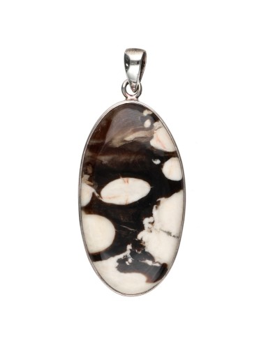 Peanut Jasper Pendant in 925 Sterling...