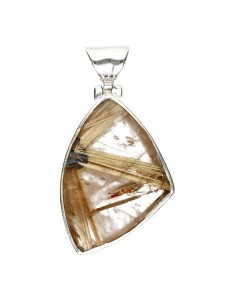 Rutilated Quartz Pendant in...