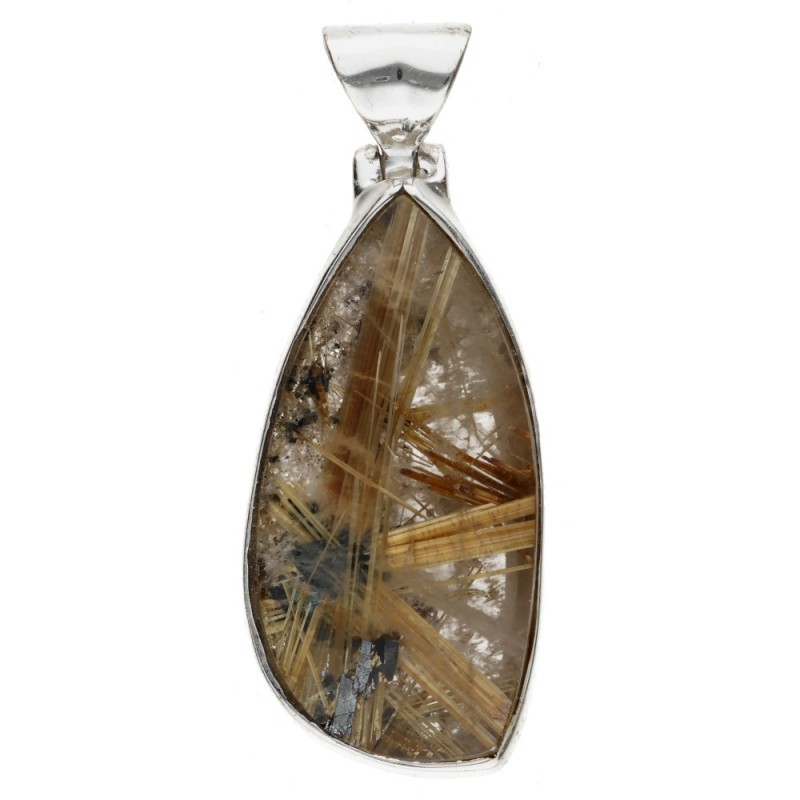 Pendente in Quarzo Rutilato in Argento Sterling 925 (25S)