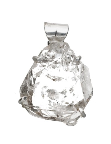 Herkimer Quartz Pendant in 925...