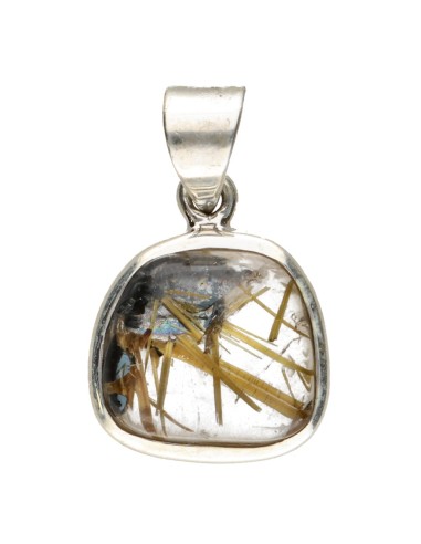 Pendentif en argent 925 en quartz...