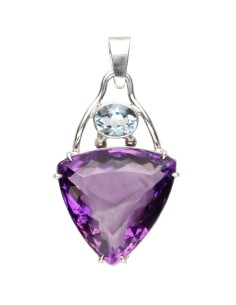 Amethyst and Topaz Pendant...