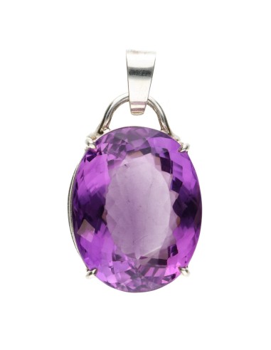 Amethyst Pendant in 925 Sterling...