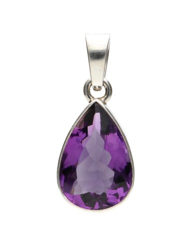 Amethyst Pendant in 925 Sterling...
