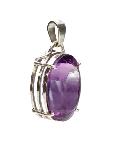 Amethyst Pendant in 925 Sterling...