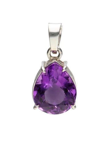 Amethyst Pendant in 925 Sterling...